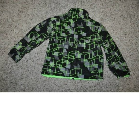 Boys All Weather Jacket 4/5 Black Green 4 in 1 Winter Spring Fall Athletech - Picture 12 of 15